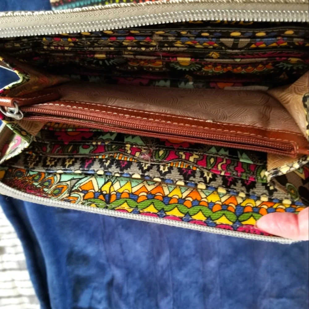 Sakroots cross body bag with wallet. Adjustable strap. Great condition. - Picture 12 of 12